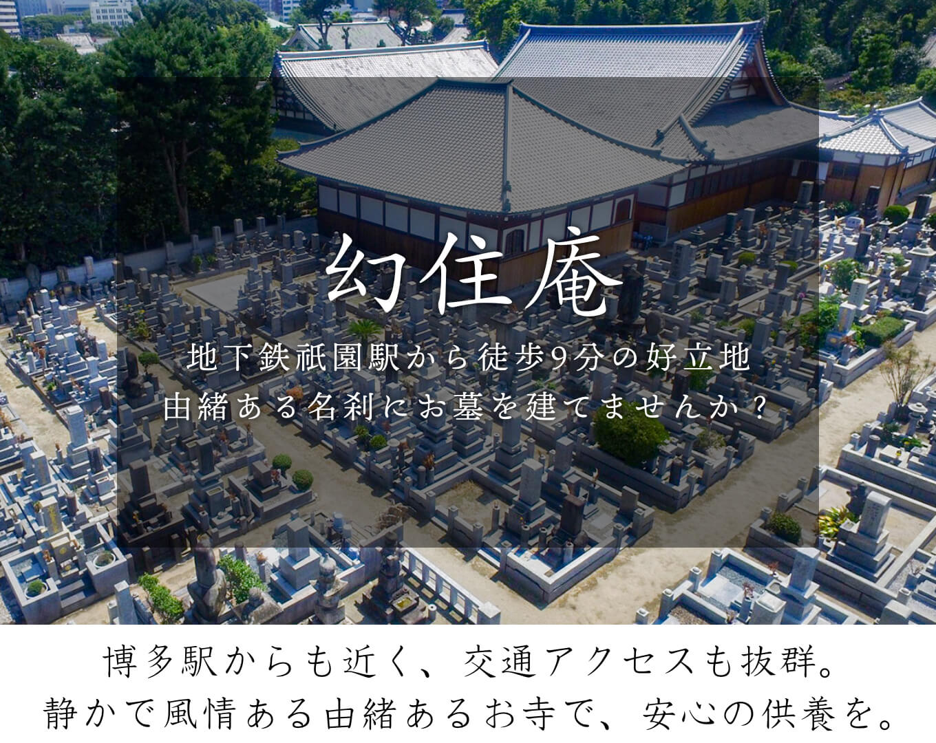 注目のお墓 幻住庵